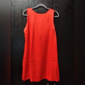 Gorgeous Alice + Olivia Bright Red Lita Bateau Neckline Mini Dress sz Medium 💋